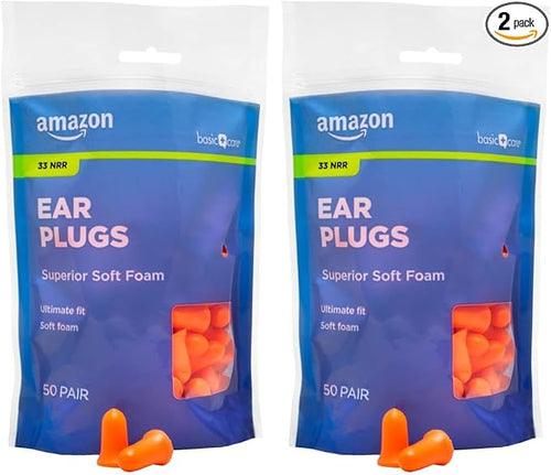 Amazon Basic Care Soft Foam Earplugs by AmazonBasicCare