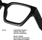 livho Oversized Eyewear Frame for Woman and Men - Image 3
