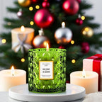 Chloefu LAN Balsam & Cedar Scented Candle Christmas Candles Gift, Christmas - Image 4
