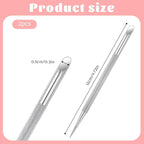2 PCS Nail Cuticle Pusher Pen, Metal Double Ended Tools - Image 6