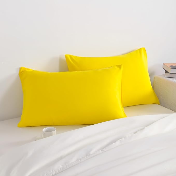 NTBAY Standard Pillow Cases Set of 2, 2 Pack Brushed Microfiber 20x26 Pillow - Image 2
