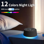 SoundLegend White Noise Sleep Sound Machines 30 Sounds 12 Colors Light 32-Level - Image 3