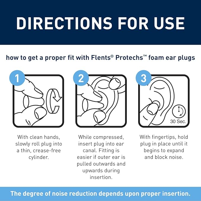 Flents Protechs Foam Ear Plugs, 10 Pair - Image 6