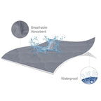 Crib Mattress Protector Sheets Fitted Waterproof Crib Mattress Pad Cover - Image 3