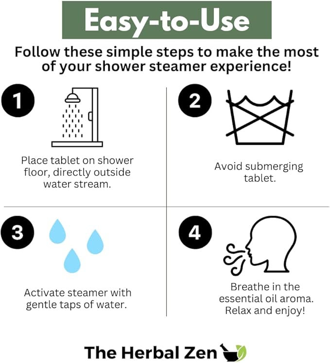 Stress Fighter Shower Steamers Aromatherapy - Image 8
