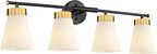 4-Light Bathroom Light Fixture, HWH 32 Inch Vanity Lights Over Mirror, Modern by HWHINVESTMENT