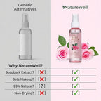 NATURE WELL Rose Water Hydrating Facial Toner Mist - Image 7