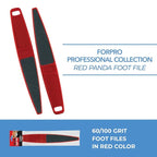 ForPro Professional Collection Red Panda Foot File, 60/100 Grit, Double-Sided - Image 3