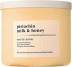 Bath & Body Works 3-Wick Candle, Pistachio Milk & Honey Candle, Strong Throw by BathBodyWorks
