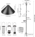 Deluxe Bird Feeding Station Kit Bird Feeder Pole - Image 5