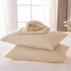 ROSE&RISY Khaki Twin Sheet Set, 3 Pieces Soft Bedding Twin Sheet Set, - Image 7