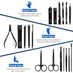 Professional Stainless Steel Nail Clipper Travel & Grooming Kit Nail Tools - Image 3