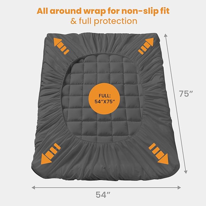 MATBEBY Full Size Mattress Pad - Image 5