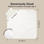 KeaBabies Hooded Baby Towel for Newborn - Image 4