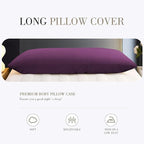 WishSmile Body Cooling Pillowcase Long Pillow Case Breathable Cool Silky Soft - Image 7