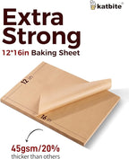Katbite 200Pcs 12x16 In Unbleached Parchment Paper - Image 3