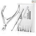 GAOY 3-in-1 Cuticle Remover Kit, Professional Cuticle Trimmer, Pusher and Sharp by GAOYGelPolish