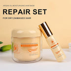 Hair Mask Argan Oil Set Deep Repair Conditioning Collagen Hair Treatment - Image 2
