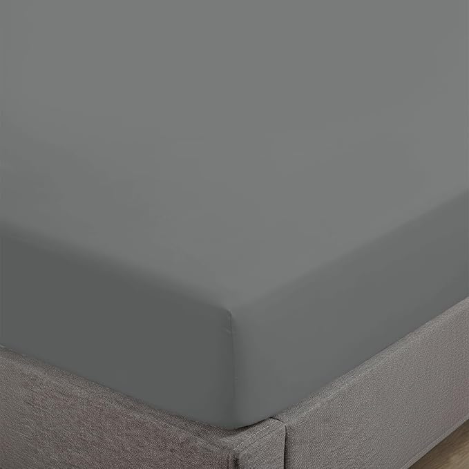 Feather & Stitch Fitted Bottom Sheet Only Queen Size 500 TC-1 Piece 100% Cotton by FEATHERSTITCHNEWYORK