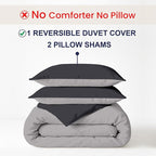 Kotton Culture 3 Pc Twin Size Duvet Cover Set- 100% Egyptian Cotton 600 TC - Image 2