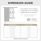 Joydeco Mustard Yellow 100% Blackout Curtains 72 Inch 2 Panels, Luxury Thermal - Image 9