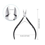 Mudder 3 Pack Black Cuticle Trimmer Nippers Cutter Tool Stainless Steel Nail - Image 3