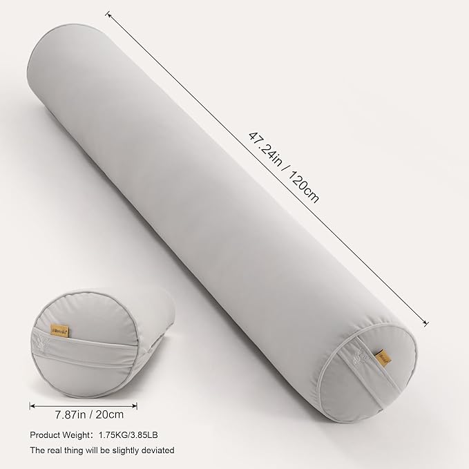 Body Pillow for Adults, Long Round Pillow, Big Cylindrical Pillow, Large Full - Image 2