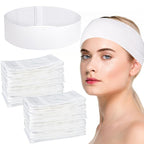 obeoby 100 Pcs Disposable Spa Headband by obeobyhairaccessories