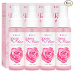 Well's Oil Rosewater Face & Hair Mist Spray | 4-Pack | Floral Rosewater by WellsOil