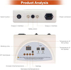Infrared Sauna Blanket Controller, Digital Heat 2 Zone Sauna - Image 2