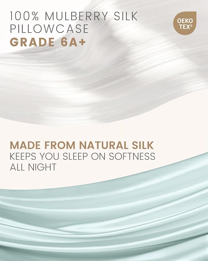 THXSILK Set of 2 Silk Pillowcase - Image 2