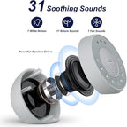 Housbay White Noise Sound Machine, 31 Soothing Sounds, 5W Loud Stereo Sound - Image 3