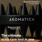 AROMATICA Dual-Sided Scalp Care Shampoo Brush - Image 4