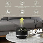 Essential Oil Diffuser 300ml for Home Bedroom, Aromatherapy Oil Diffuser - Image 2