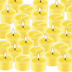 100 Pack Clear Tea Lights Candles Bulk, Summer Citronella Candle Outdoor and - Image 6