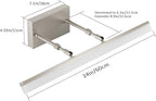 Aipsun 24 inch Modern Brushed Nickel Vanity Light Adjustable Bathroom Light - Image 6