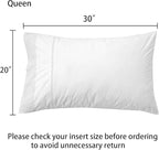100% Cotton Lace Pillow Cases Queen Size Set of 2 - Image 2