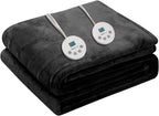 Wapaneus Heated Blanket Electric Queen Size 84"x90"-Dual Control by Wapaneus