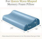 Contour Cervical Pillowcase- Rayon Derived from Bamboo Pillow Case Cover - Image 3