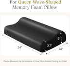Cooling Contour Pillowcase- Rayon Derived from Bamboo Pillow Case Cover - Image 3