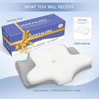 Cervical Neck Pillow, Memory Foam Pillows - Image 9