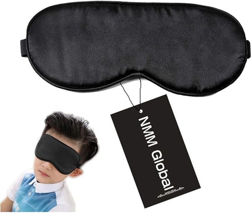 100% Natural Silk Sleep Eye Mask Kids, Cute Night Sleeping Mask by NMMGlobal