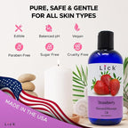 Lick Strawberry Bliss Edible Massage Oil – Natural, Sensual Body Oil - Image 6