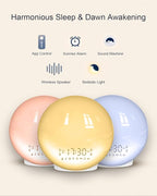 Smart Sunrise Alarm Clock with No Signup APP Control & Wake-Up Light, 4 Alarms - Image 3