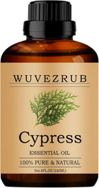 Cypress Essential Oils, 240ML Pure and Natural Essential Oil by WUVEZRUB