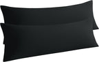 NTBAY Body Pillow Cases Set of 2, 2 Pack Brushed Microfiber 20x54 Pillow Cases by NTBAY