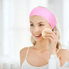 128 Pieces Disposable Spa Facial Headbands Stretch Non-Woven Facial Headband - Image 7
