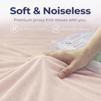 Guardmax Jersey Knitted Mini Crib Size Zippered Mattress Encasement - Image 7