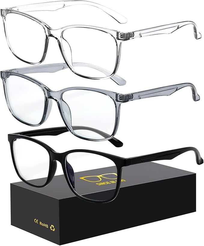 Oilway Blue-Light Blocking Glasses Computer Reading/Gaming/TV/Phones Glasses by Oilway