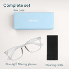 Gaoye Gray Blue Light Glasses for Computer & Gaming - Image 7
